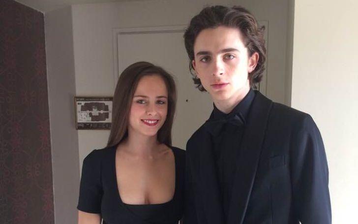 Timothee Chalamet Has a Close Bond with His Sister.